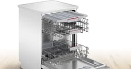 Bosch SMS4EVW08E - Serie 4 - Vaatwasser - Vrijstaande vaatwasser - 60 cm - Wit - Energielabel B - Home Connect - Efficient Dry: verbeterde droogprestaties door de automatisch geopende deur — thumbnail 5