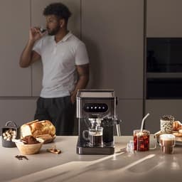 Cecotec Espressomaschine Power Espresso 20 Coldbrew. Espresso und Cappuccino, Kaltkaffee, 20 Bar Druck, schwenkbarer Dampfauslauf Professionelle Qualität zu Hause. — thumbnail 1