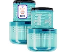DEGG - HEPA filter geschikt voor Dyson V15 - Wasbaar - Vervangt Dyson V15 filter - Onderdelen - Premium Kwaliteit - 2 STUK(S)