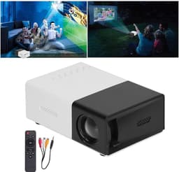 1080P Draagbare Mini-projector met Ingebouwde Luidsprekers - Multimedia Home Theatre Filmprojector - Compatibel met Smartphone en Laptop — thumbnail 5