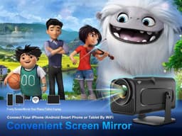 Equivera Plafond Beamer - Plafond Projector - Plafondbeamer Projector - Plafondbeamer - Beamer - Mini Beamer - Projector - Plafondprojector — thumbnail 3