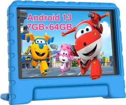 White-label Kindertablet Vanaf 3 Jaar - Tablet Kinderen - Kinderspeelgoed - Blauw — thumbnail 1