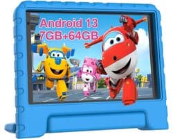 White-label Kindertablet Vanaf 3 Jaar - Tablet Kinderen - Kinderspeelgoed - Blauw