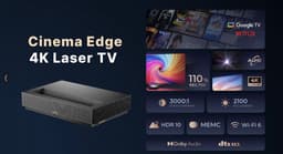 Formovie Cinema Edge Laser TV UST 4K projector 2100 ISO lumen — thumbnail 3