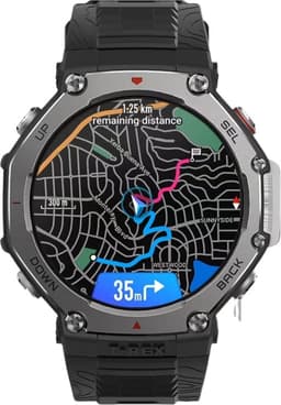 Amazfit T-Rex 3 3,81 cm (1,5") AMOLED 48,5 mm digitaal 480 x 480 pixels aanraakscherm zwart wifi en GPS — thumbnail 4