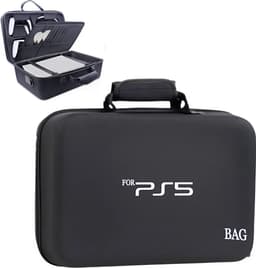 Tobey's PS5 Tas - Zwart - Luxe Uitvoering - PS5 Koffer - Stevige Case - PS5 Accessoires — thumbnail 1