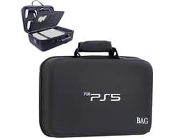 Tobey's PS5 Tas - Zwart - Luxe Uitvoering - PS5 Koffer - Stevige Case - PS5 Accessoires