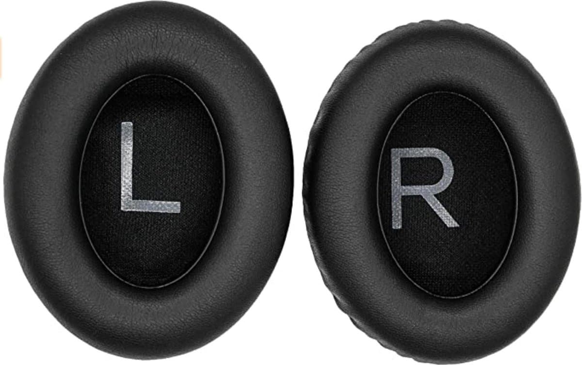 Lederen Set Oorkussens Voor Bose Koptelefoon Noise Cancelling 700, Zwart, Grijs, Headphones NC700, Vervangende Kussens Voor Hoofdtelefoon - 1 Paar — afbeelding 1