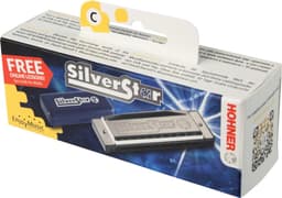 Hohner Silverstar Mondharmonica C - Prijs/kwaliteit - Beste starter mondharmonica - Ook geschikt voor kids - met begeleiding — thumbnail 3