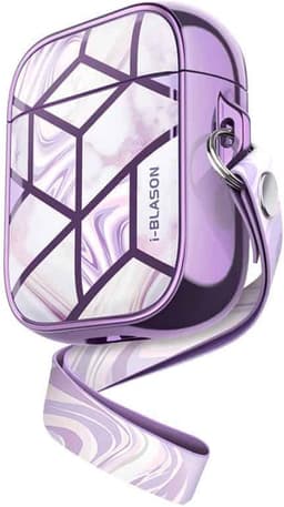 Supcase Cosmo natuursteen hoesje voor AirPods 1 en 2 - paars — thumbnail 3