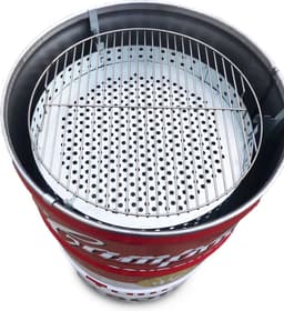BarrelQ Big - Houtskoolbarbecue - Campbell's Soup Special Edition - Staal - Ø57x87 cm - Vuurkorf & Statafel in 1 - 200L — thumbnail 2