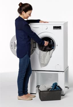 Scanpart wasmachine verhoger - 40 centimeter verhoging - Sokkel - Maximaal 150 kg - 61 x 61 cm - Universeel — thumbnail 4