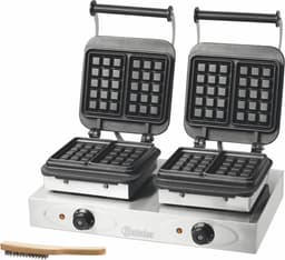 Bartscher Wafelijzer 2BW160-101 - 2 Bakplaten - 50–300°C - 2x230V - 600x470x250mm — thumbnail 4