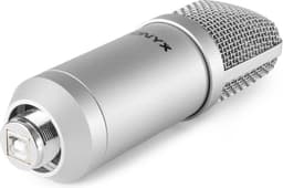 USB microfoon voor pc - Vonyx CM300S - USB studio microfoon incl. tafelstandaard - Titanium — thumbnail 4