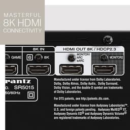 Marantz SR5015 7.2 AV-Receiver - Receiver met Bluetooth - 180 Watt per Kanaal - Zilvergoud — thumbnail 3