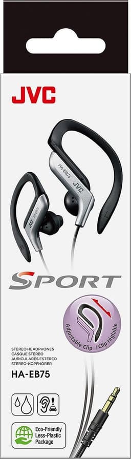 JVC HA-EB75-S - In-ear sporthoofdtelefoon - Zilver — thumbnail 2