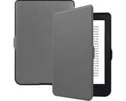 Hoes Geschikt voor Kobo Nia - Luxe E-reader Bescherm Case - Hoesje Book Cover - Grijs