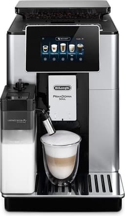 DeLonghi PrimaDonna Soul ECAM 610.55.SB - Volautomatische espressomachine - Zilver/Zwart — thumbnail 1