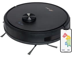 Zoef Robot robotstofzuiger Bep 5.0 - geschikt voor dierenharen - 15.000Pa zuigkracht - met oplaadstation - robotstofzuiger huisdieren - robot vacuum - uitgebreide mapping - verschillende zuigkrachten