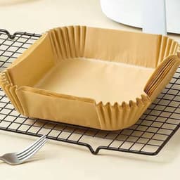 Airfryer papieren voering Non Stick folie Waterdicht vetvrij 100 stuks — thumbnail 5