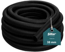 Sillar Stofzuigerslang 38mm - Universele Zuigslang voor Stofzuiger – Flexibele – Op Lengte - 10 m (10 x 1m)