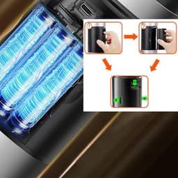 Capsule Koffiemachine - Koffiezetter - Draadloze 3-in-1 Koffiemachine - 20 Bar & Zelfverwarmend - 7500mAh Accu - Voor Camping, Auto & Thuis - Koffie onderweg — thumbnail 4