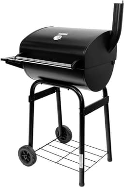 Mega-M Classic - Houtskoolbarbecue - Met deksel - Verchroomd grillrooster - Verrijdbaar ontwerp — thumbnail 1