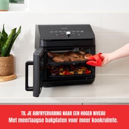 Aura® Heteluchtoven - Oven - Airfryer Oven - Zwart -‎ 35cm x 38cm x 35cm — thumbnail 6