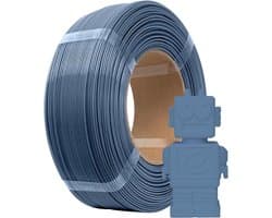 Spoolloos PLA Filament 1.75mm Grijs 1kg voor 3D Printer, Hoge Nauwkeurigheid