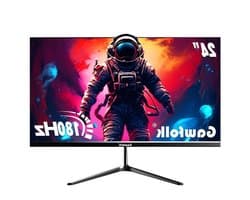 Gamingmonitor – Gaming Scherm – PC Monitor – Curved Display – Full HD Monitor – 24,5 Inch – 180Hz Verversingssnelheid – IPS-paneel