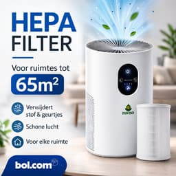Pawiso Air Purifier / Luchtreiniger - Wit - 65 m² - HEPA + Koolstoffilter — thumbnail 4