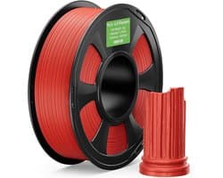 PLA+ Filament - 3D Print Materiaal - Snel Printen - Hoge Taaiheid - 1KG Spoel - Rood