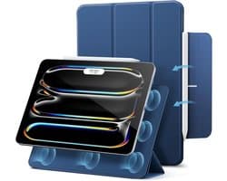 Beschermhoes voor iPad Pro 11 inch (2024/2025) met magnetische bevestiging, standaard en ondersteuning voor Pencil