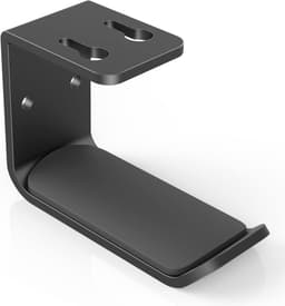QTTVBTNA -Headset Houder - Headset Standaard - Koptelefoon Haak - Hoofdtelefoon Hanger - Aluminium - for Over-Ear Headphones, Gaming Headset - Zwart — thumbnail 1