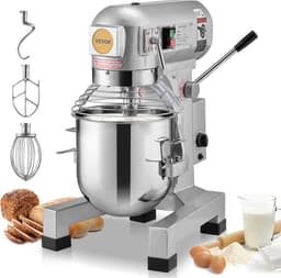 VEVOR Keukenmachine Standmixer 550w Kneedmachine 14l Deegmixer Mixer — thumbnail 1
