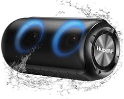 Draagbare Bluetooth Speaker met Diepe Bas en IPX7 Waterdicht, Feestverlichting