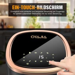 Compacte Heteluchtfriteuse met Kijkvenster en Touch-Controls — thumbnail 3