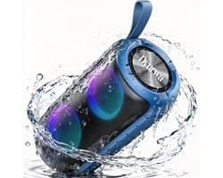 Draagbare Bluetooth Speaker met LED Verlichting en Krachtige Bas