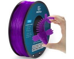 Flexibel TPU Filament 1.75mm Transparant Lichterpaars 1kg voor 3D Printers