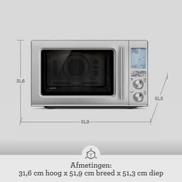 3-in-1 Combi Oven: Airfryer, Heteloven en Magnetron met Inverter Technologie — thumbnail 2