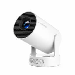 DIMICO - Mini beamer - Beamers - Projector - Wit - LED - 180 graden rotatie - 5W luidspreker - Bluetooth - Draagbaar ontwerp — thumbnail 1