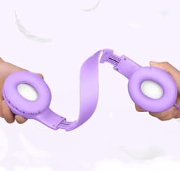 NBAP® Koptelefoon Kinderen met Draad - Gaming Headset - Paars — thumbnail 2