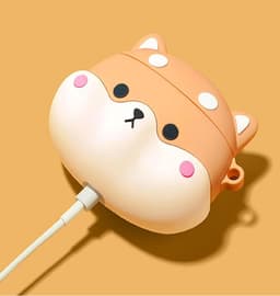 Allecto - Siliconen Beschermhoes - Huawei Freebuds 7i - Cartoon Design - Sleutelhaak - Corgi - Geschikt voor Huawei Freebuds 7i - Cartoon Design — thumbnail 2