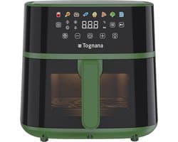 Grote Luchtfriteuse 6 Liter met Digitaal Display en Raam