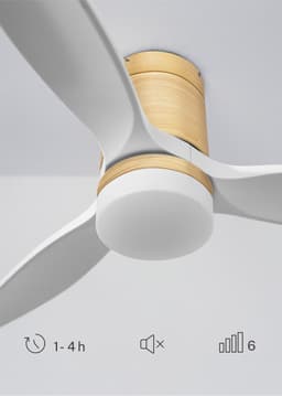 CREATE - Stille 40W plafondventilator met technische ABS bladen in verschillende maten - WIND CALM — thumbnail 4