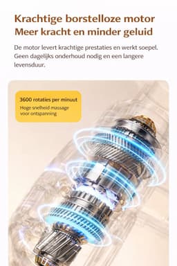 Mini Massage Gun – Draadloos Massage Apparaat – Deep Tissue Spiermassage – Compact Spierherstel – 3 Standen – Goud — thumbnail 5
