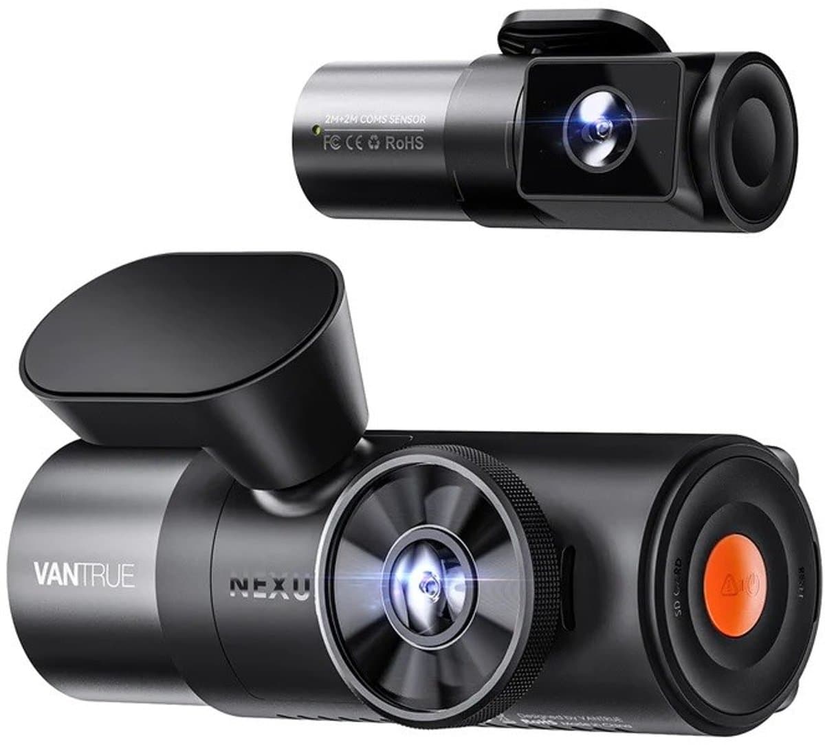 Vantrue N5 Nexus 5 - Dashcam - 4-Kanaals (360°) - 1944P + 1080P - Sony STARVIS 2 - WiFi & GPS - Infrarood Nachtzicht — afbeelding 1