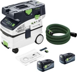 Festool CTMC MIDI I-Basic accu mobiele stofafzuiger 36 V ( 2x 18 V ) stofklasse M + 2x accu 5,0 Ah - zonder oplader — thumbnail 1