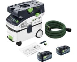 Festool CTMC MIDI I-Basic accu mobiele stofafzuiger 36 V ( 2x 18 V ) stofklasse M + 2x accu 5,0 Ah - zonder oplader