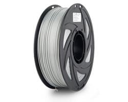 3D Printer Filament - ABS Materiaal - Functionele Onderdelen - Hoge Slagvastheid - 1.75mm 1KG - Zilver